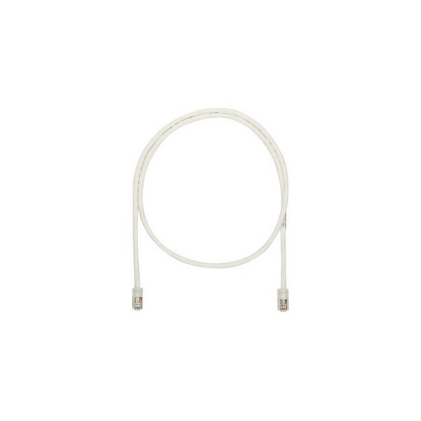 Panduit CBL ASSY MOD 24-4PR STRANDED, CAT5E T568A/B 3FT NET KEY, OFF WHITE NK5EPC3Y